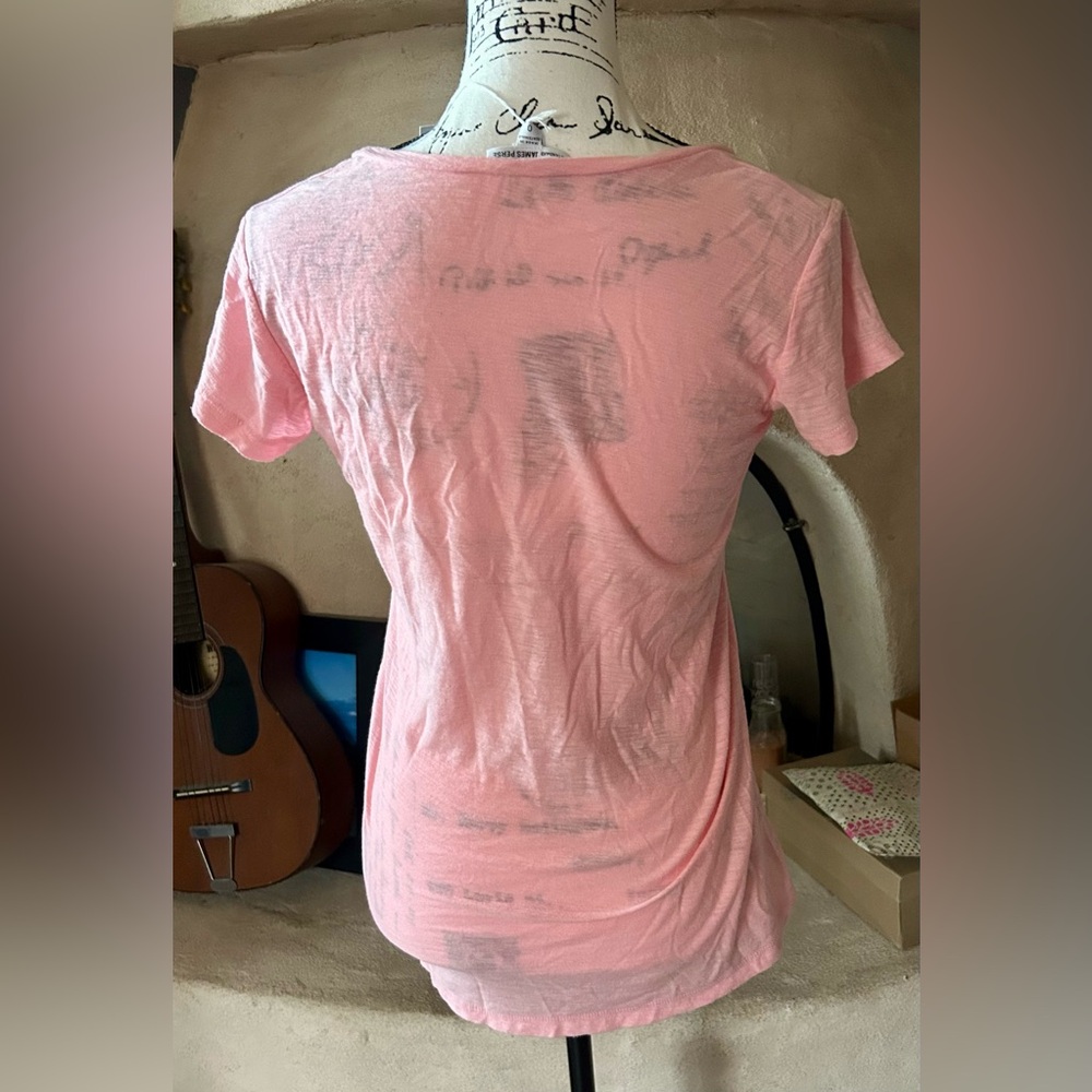James Perse V-Neck Tee Shirt - Picture 6 of 10